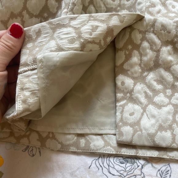 Textured textile Saks off Fifth Avenue Discreet Leopard Print dress - Picture 4 of 5